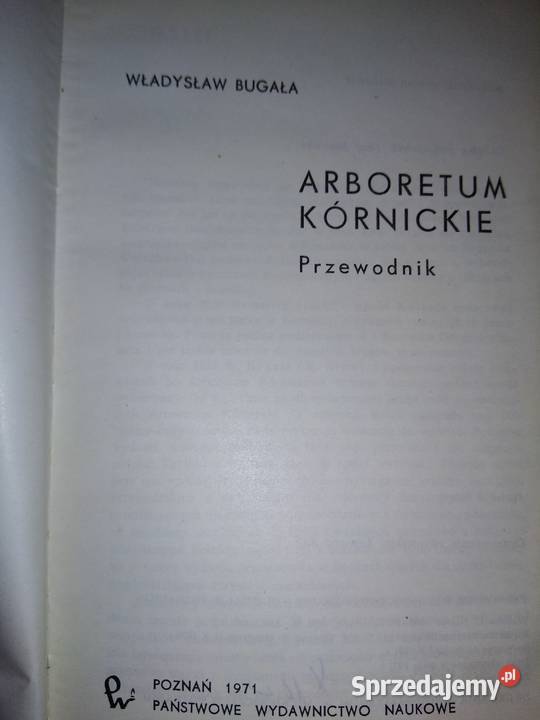 Arboretum Kórnickie przewodnik książki Warszawa