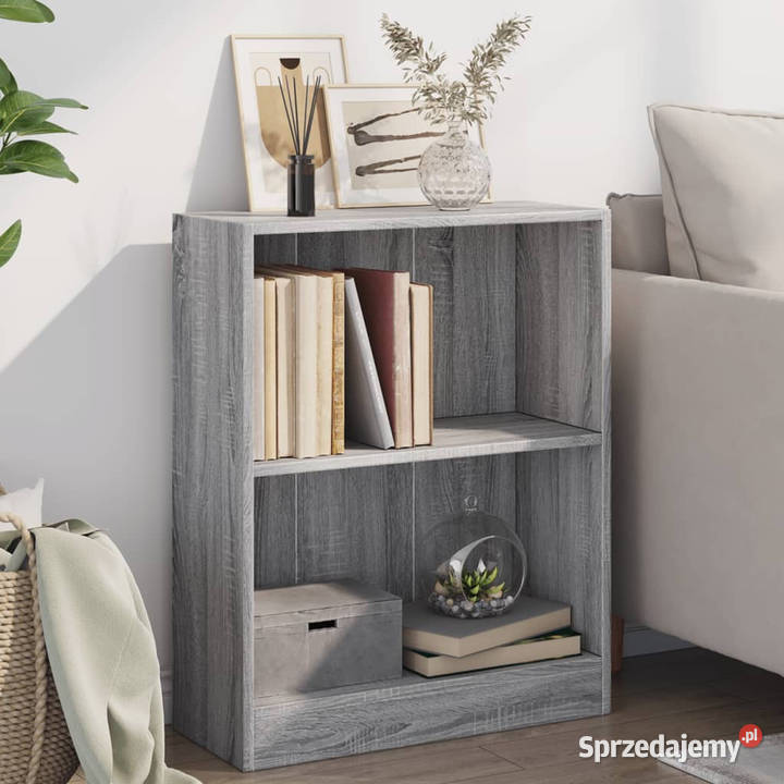 Szafka na książki szary dąb sonoma 60x24x76 mazowieckie Warszawa sprzedam