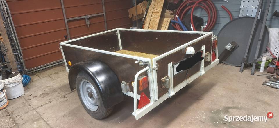 Przyczepka samochodowa 600 dokumenty Do samochodów osobowych Chrząstowice