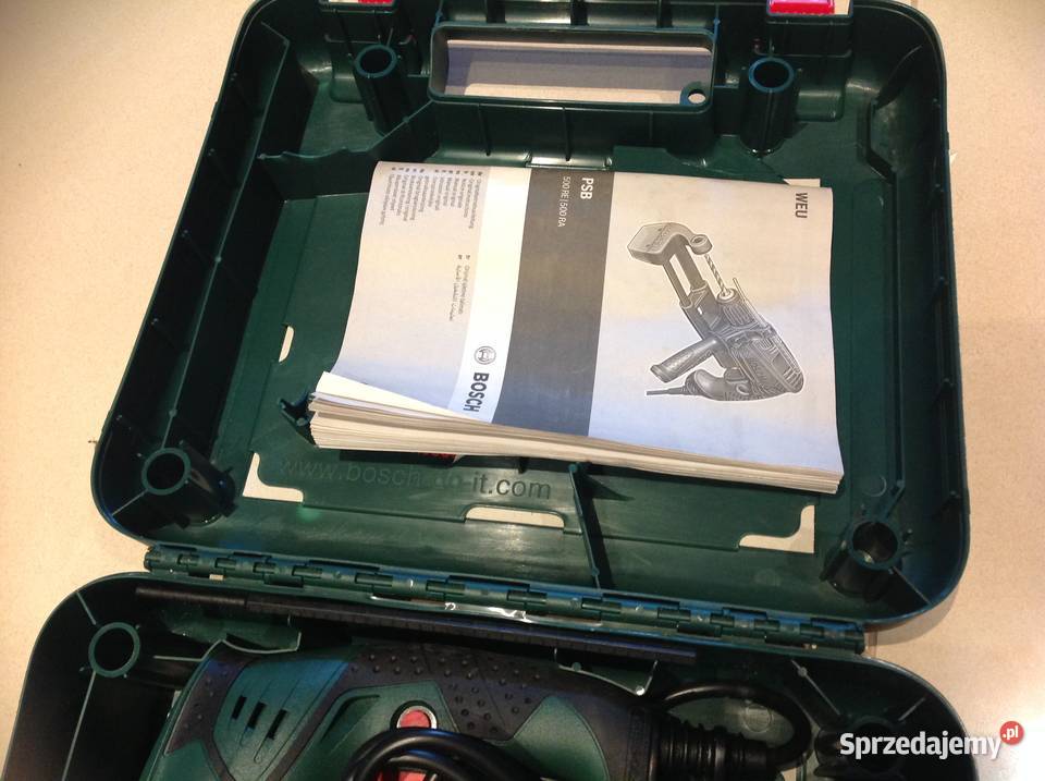Wiertarka Udarowa BOSCH PSB 500 RE Walizka Nowa Elektryczne Nowa Sól