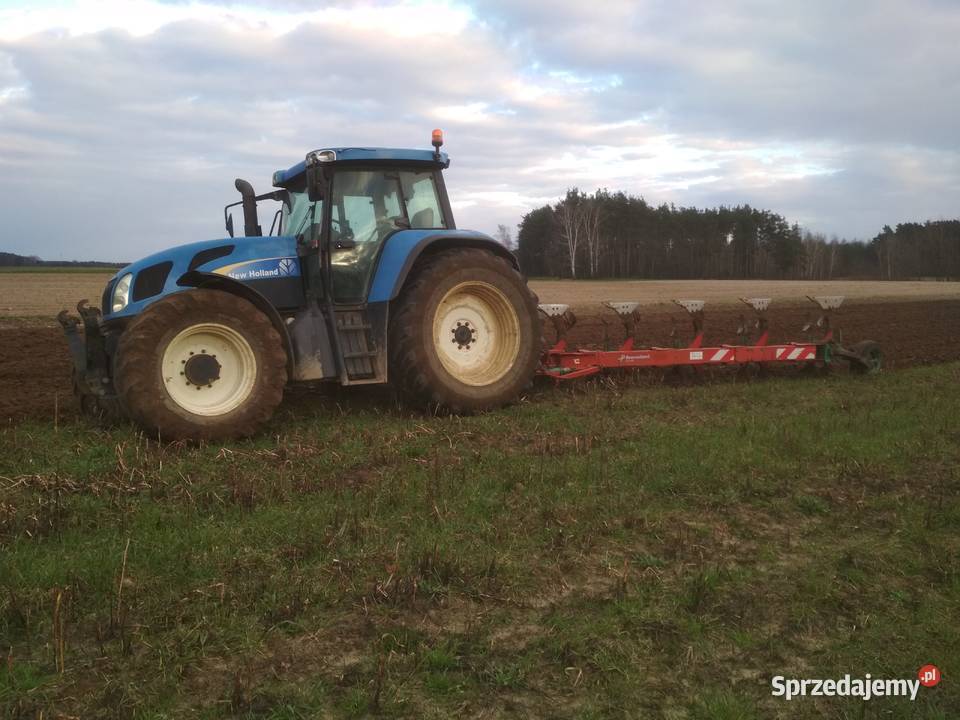 Holland TVT 170 pneumatyka TUZ ciągnik rolniczy łódzkie Stok Polski