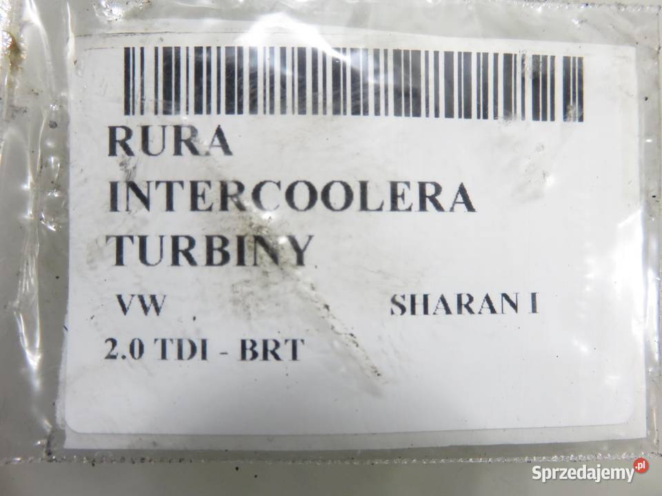 RURA INTERCOOLERA VW SHARAN I 20 TDI 7M3145961G sprzedam