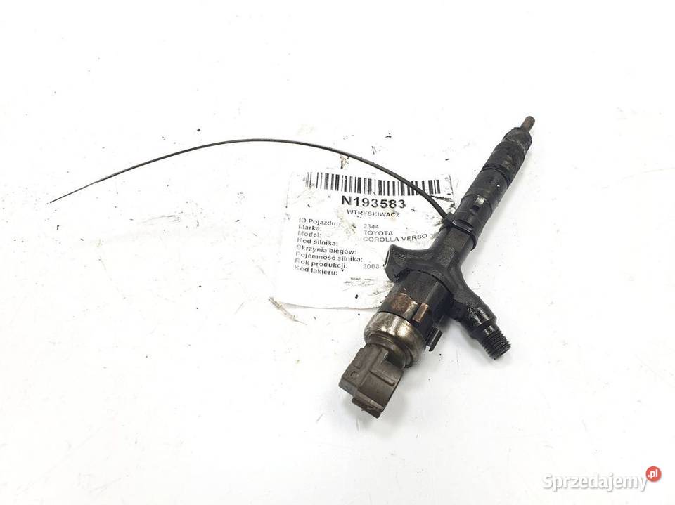 WTRYSKIWACZ TOYOTA COROLLA VERSO 2367027020 Lipno sprzedam