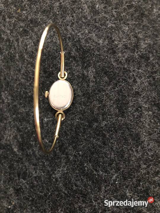 Pozłacany zegarek damski Czajka z bransoletką małopolskie