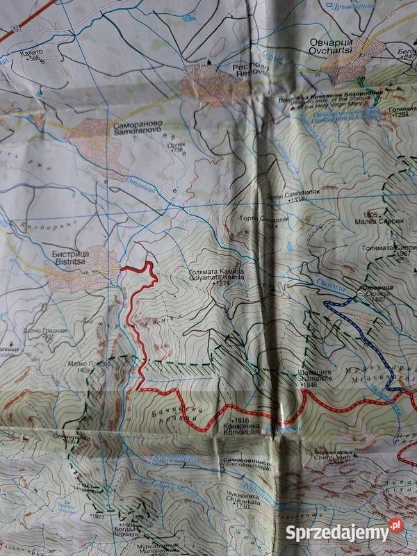 Riła Piryn mapy turystyczne Tourist map 150 000 Kraków sprzedam