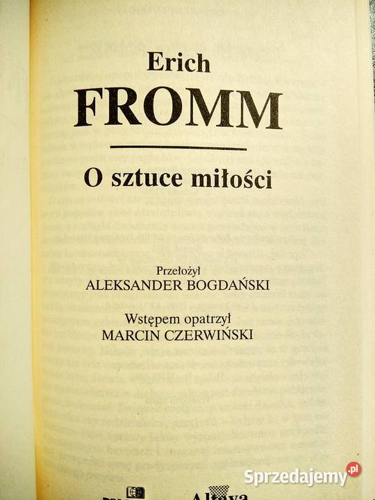 O sztuce miłości Fromm książki Bródno księgarnie Warszawa sprzedam