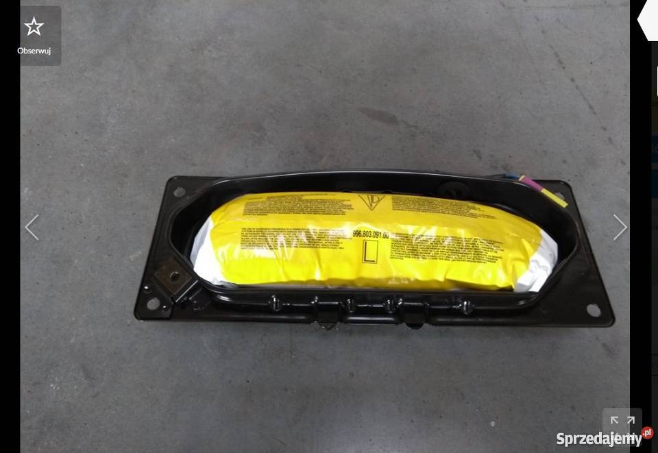 Poduszka powietrzna boczna lewa Porsche 996 986 Pilzno