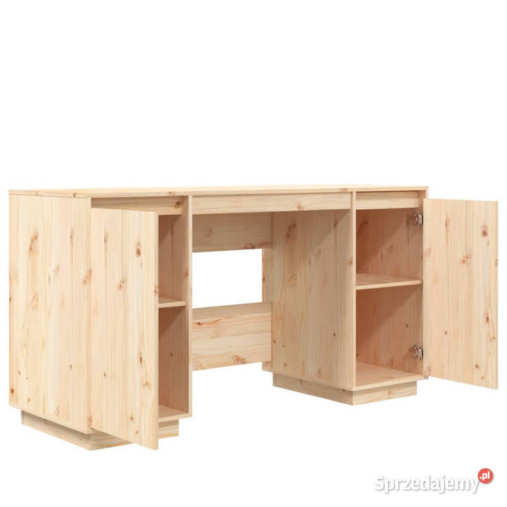 Biurko 140x50x75 lite drewno sosnowe WM814324 Warszawa