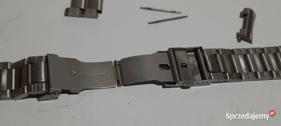 BRANSOLETKA DO ZEGARKA STALOWA n02 unisex Warszawa