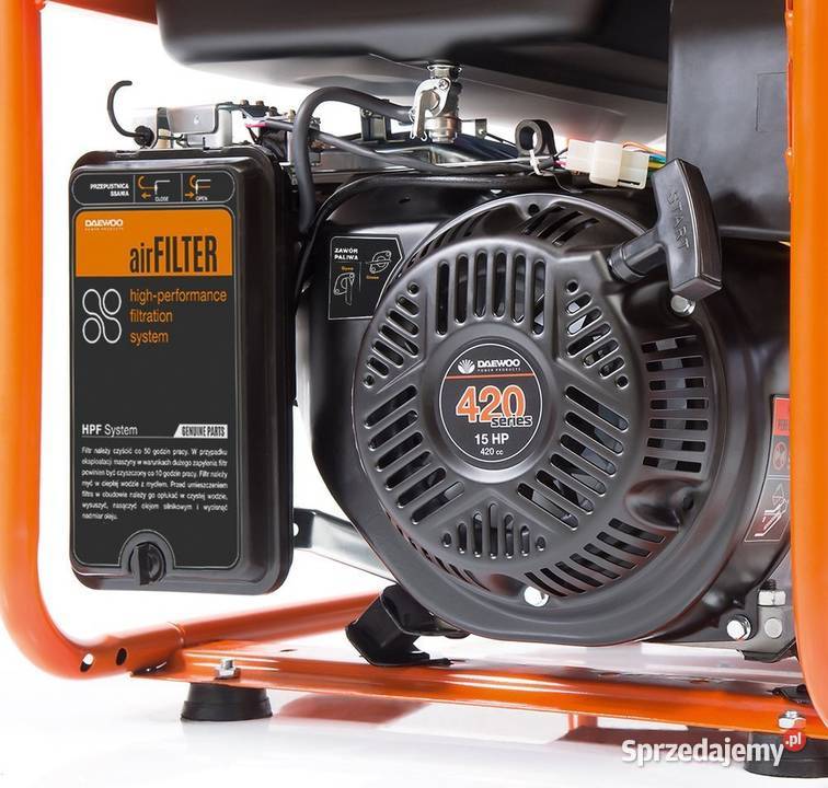DAEWOO GDA 7500DPE3 AGREGAT GENERATOR Agregaty prądotwórcze wielkopolskie