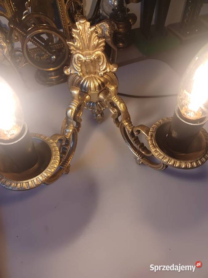 Kinkiet mosiężny Poznań sprzedam