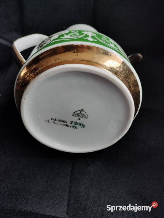 Dzbanek duży z Chodzieży ręcznie malowany