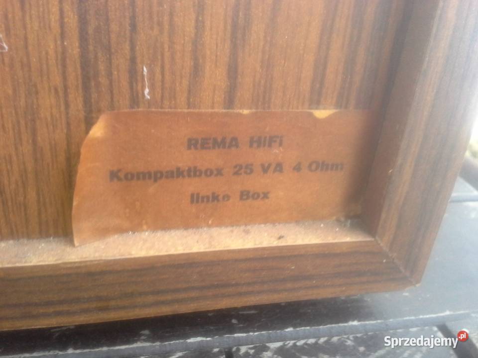 Kolumny Rema HiFi Box vintage Warszawa