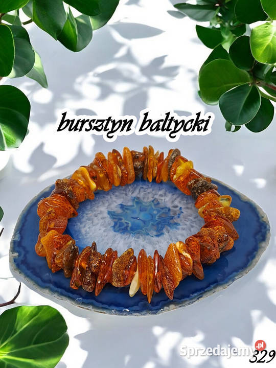 Bransoletka z bursztynu bursztyn bałtycki Warszawa