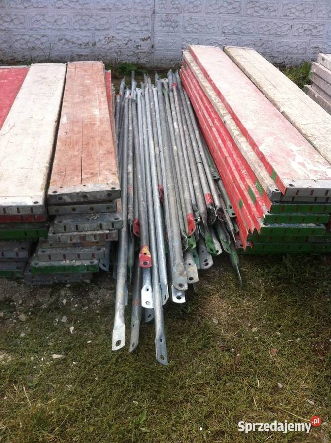 Rusztowanie elewacyjne 82 m2 używane 10x82 m opolskie Stare Siołkowice