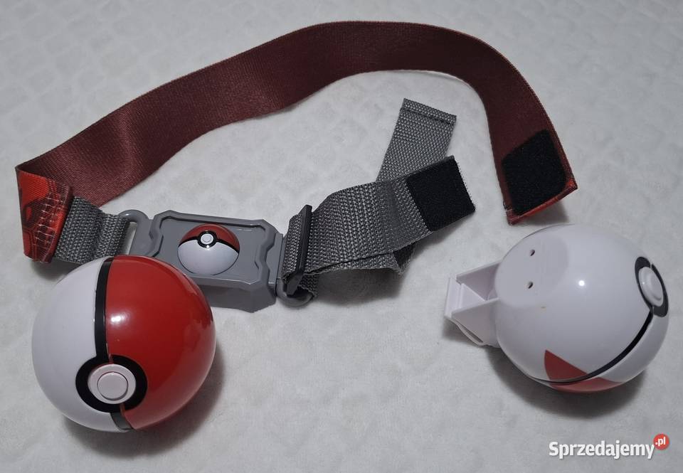 Pasek Pokemon dwa Pokeballe 7 Zabawka Czeladź