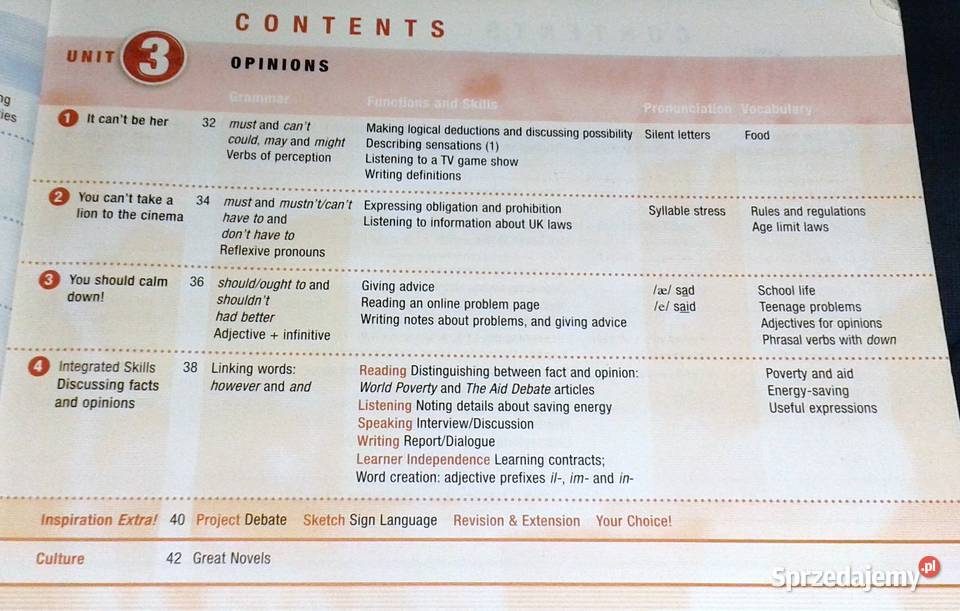 Inspiration 3 Preintermediate Students Book Chełm