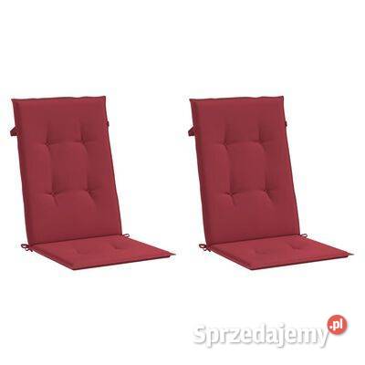 vidaXL Poduszki na krzesła ogrodowe 2 winna mazowieckie Warszawa