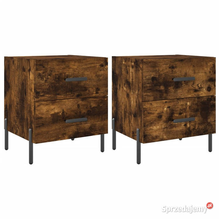 Szafki nocne 2 przydymiony dąb 40x35x475 mazowieckie Warszawa sprzedam