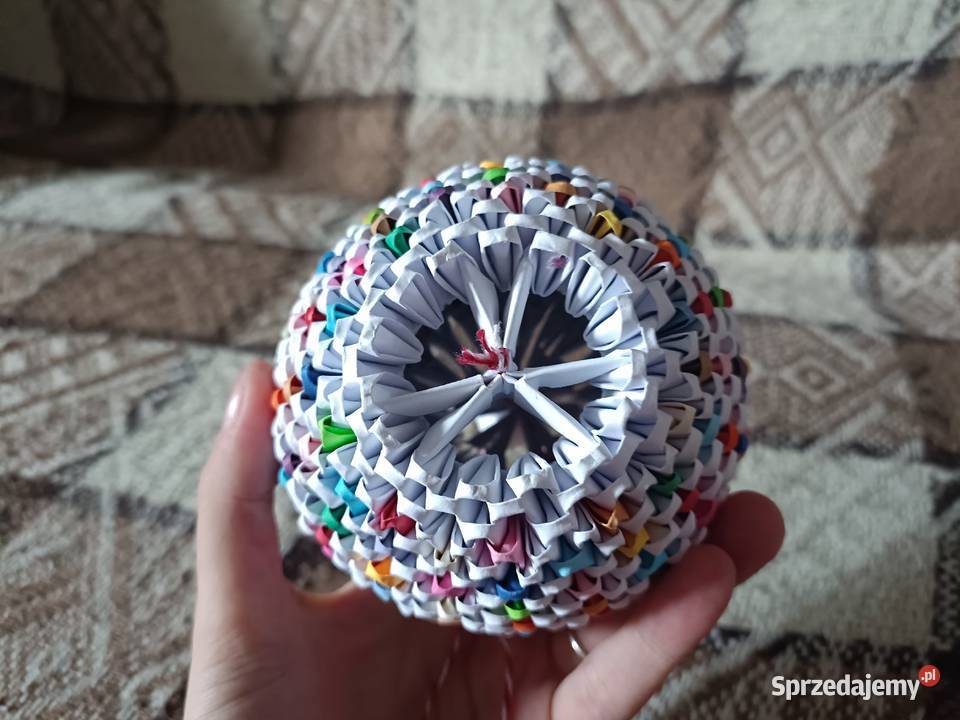 Bombka wzór 2 Origami Modułowe 3D Rękodzieło Kwidzyn
