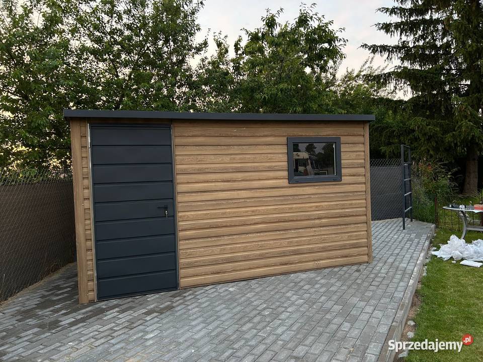 Domek Schowek Ogrodowy PREMIUM 4x2 drewnopodobny Poznań