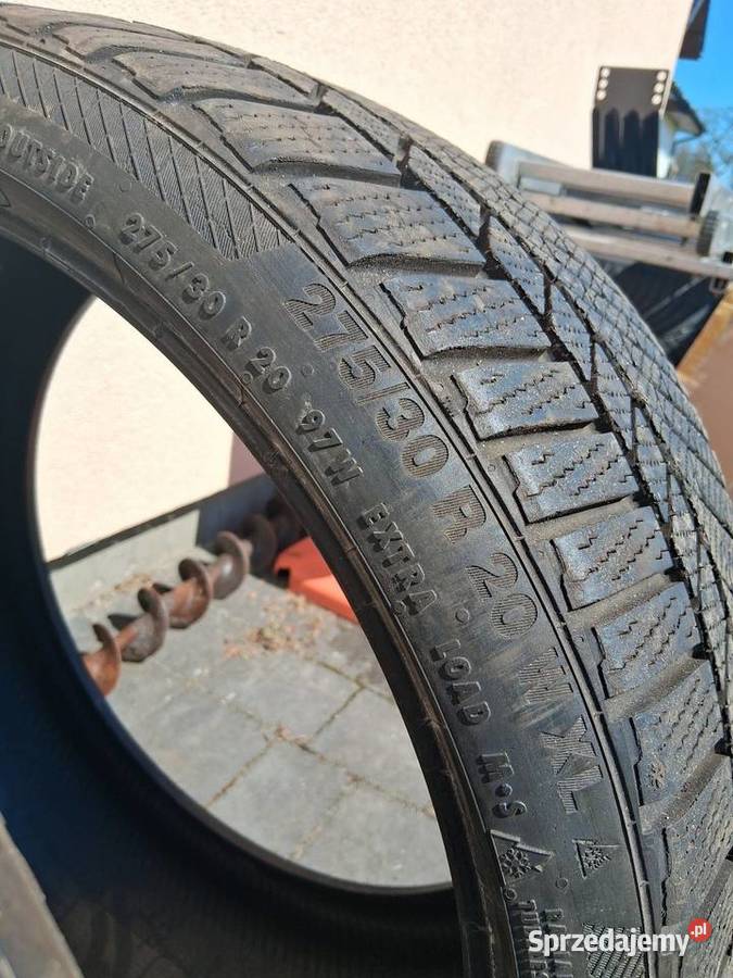 Opony zimowe continental 27530R20 Samochodowe sprzedam