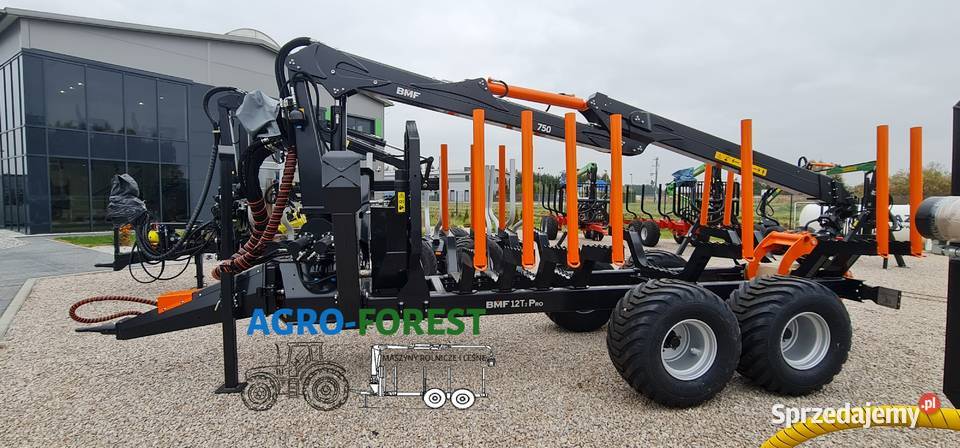 NOWA Przyczepa Leśna Zrywkowa BMF 12T2Pro750 Sulęcin