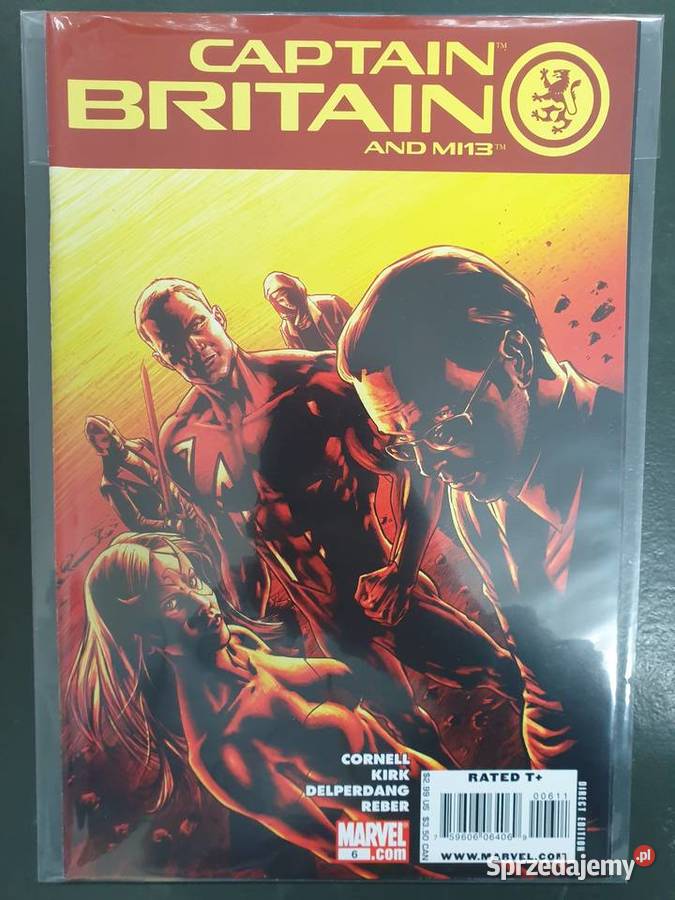 Captain Britain 3 oryginalne komiksy Marvel USA pomorskie Gdynia