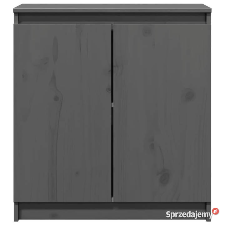Szafka boczna szara 60x36x65 lite drewno sosnowe Warszawa
