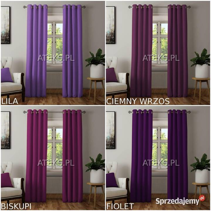 Zasłona gotowa matowe ZASŁONY na PRZELOTKI Wyposażenie wnętrz Warszawa