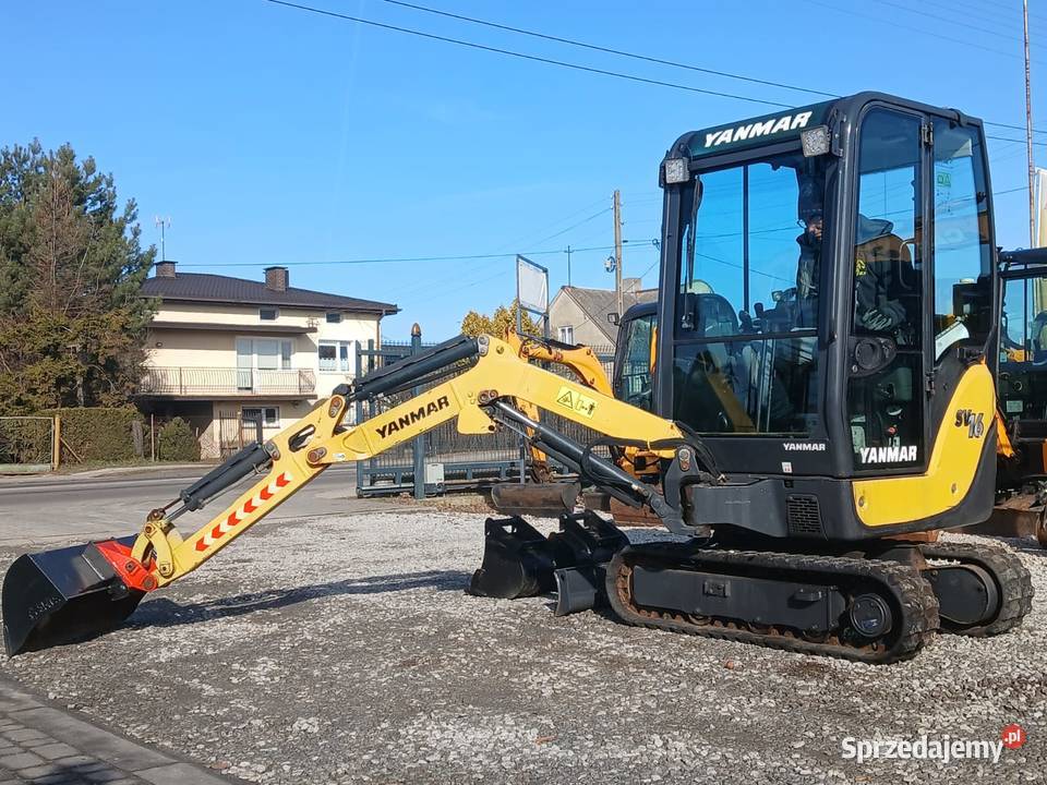 Mini koparka YANMAR SV16 z 2018r 3 łyżki nowa Złoczew