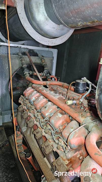 Agregat prądotworczy 272 KVA Motor V12 320 WMW dolnośląskie Brzeźnik