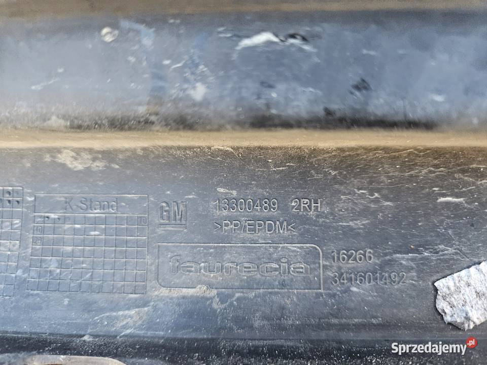 OPEL ZAFIRA C HOKEJ ZDERZAKA PRAWY PRZÓD osobowe sprzedam