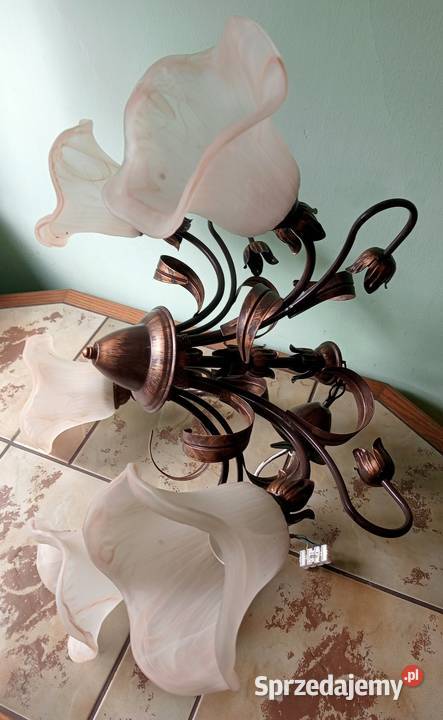 Żyrandol lampa wisząca 100 sprawna w pięknym Jaworzno