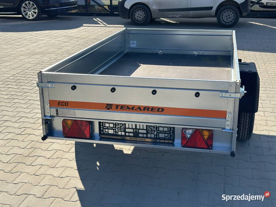 Przyczepka TEMARED ECO 2312 DMC 750 lekka burtowe Burtowe i plandeki Cegielsko sprzedam