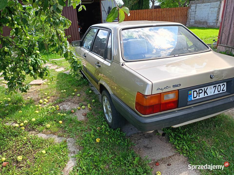 Audi 80 B2 produkcji 1985 Rok produkcji 1985 Suwałki