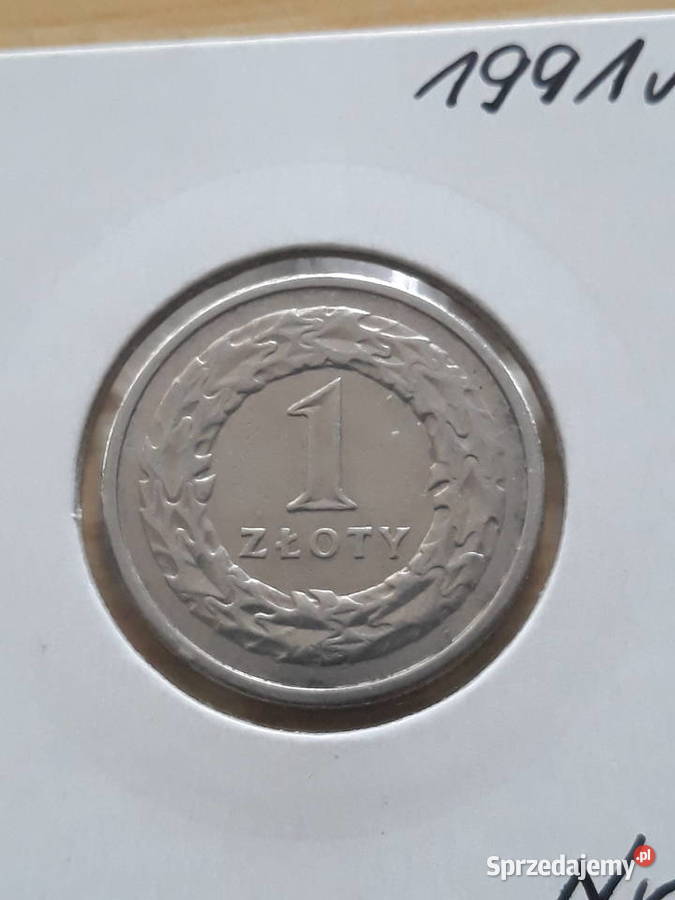 1 Złoty 1991 r 4 rzadkość