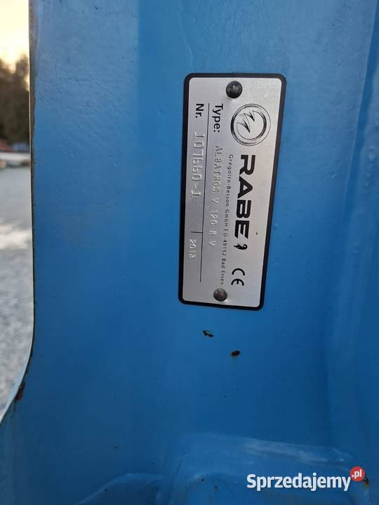 Pług LEMKEN 5 skibowy ALBATROS V 120 HV ażur nieuszkodzony Bolesławiec