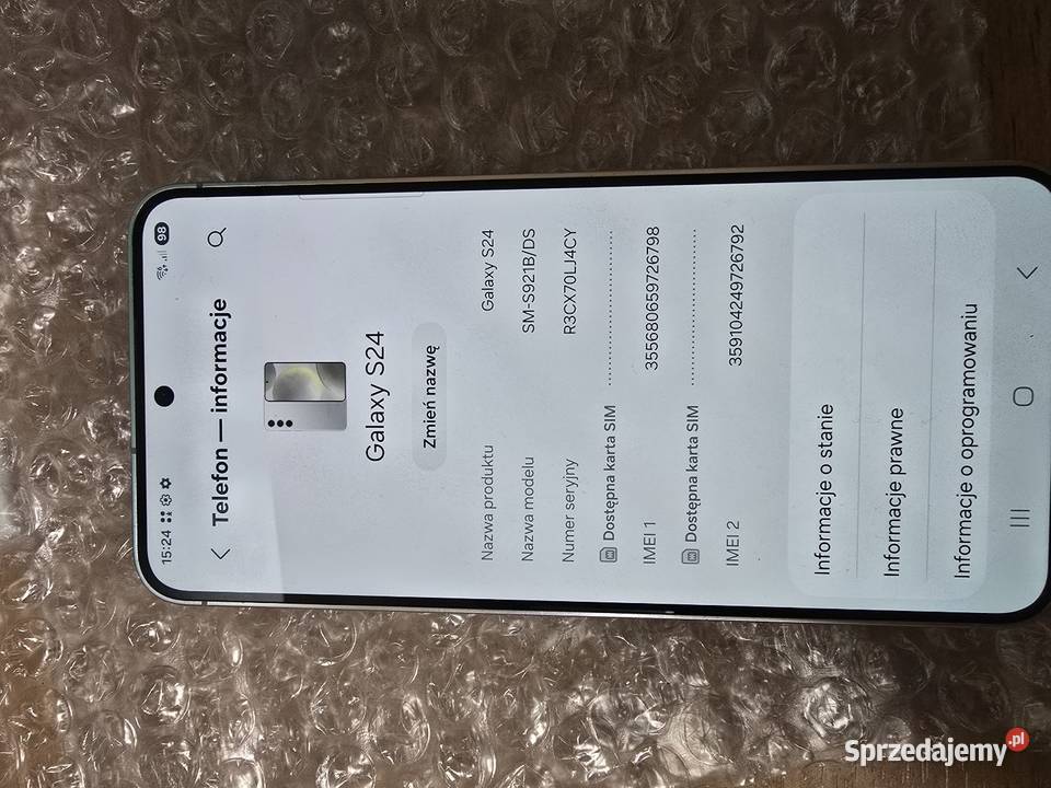 Samsung Galaxy s24 dolnośląskie Kamienna Góra sprzedam