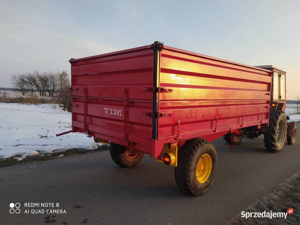 Przyczepa Tim wywrotka jednoosiowa lubelskie Radzyń Podlaski