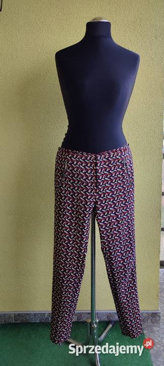 Spodnie Zara Basic M biały