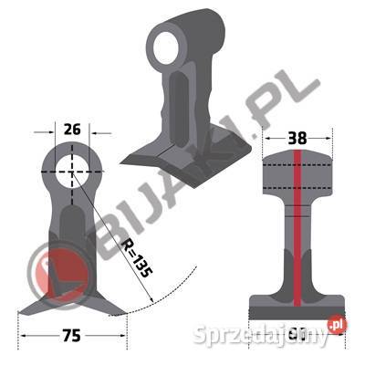 Bijak młotkowy RM48 Bomford7314366 Mc Connel kujawsko-pomorskie