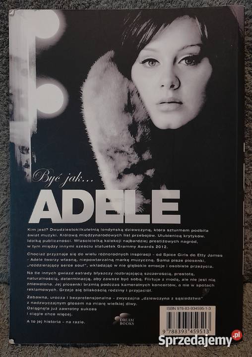 Książka Być Adele C Sanderson sprzedam