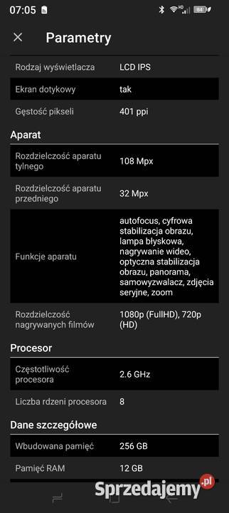Sprzedam smartfon Doodee V30T Tarnów
