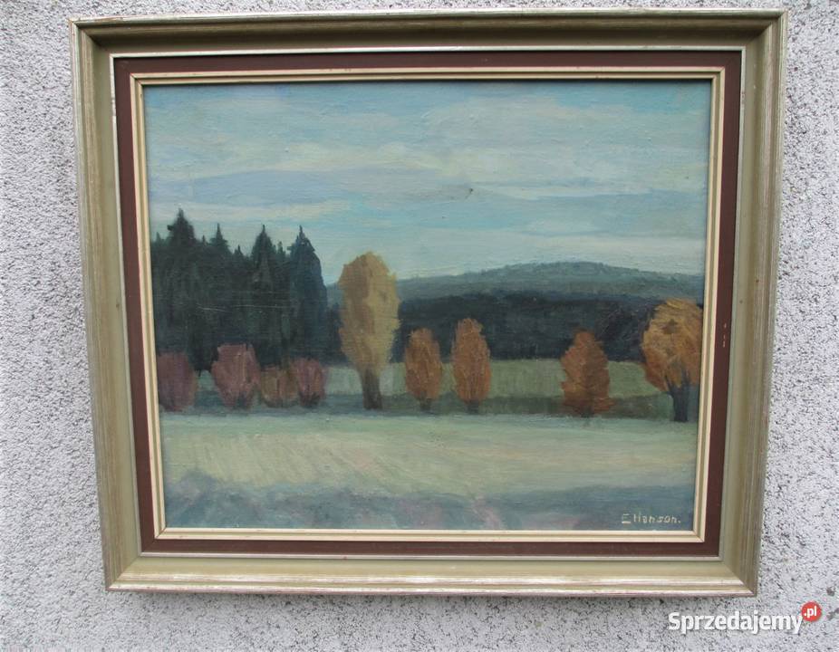 Obraz olejny E Hanson lubelskie Lublin