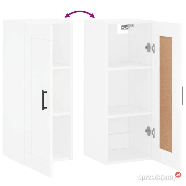 Szafka wisząca biała 345x34x90 materiał mazowieckie Warszawa