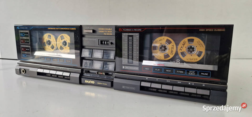 SANYO RD W 6125 RDW6125 magnetofon cassette deck wielkopolskie