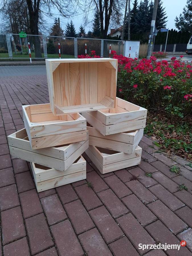 skrzynka drewniana NUMER6 niska 4030135 Legionowo