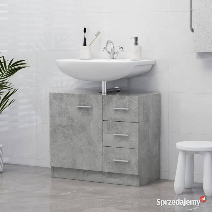 Szafka pod umywalkę szarość betonu 63x30x54 Warszawa