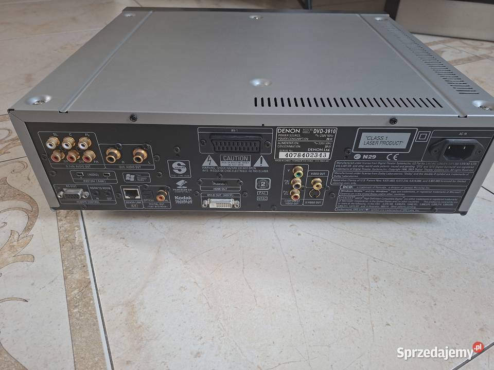 DENON Odtwarzacz DVD AudioVideo i Super Audio CD Stasin
